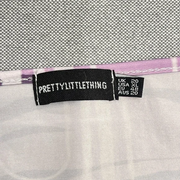 PrettyLittleThing Lavender and White Dress - Picture 6 of 8